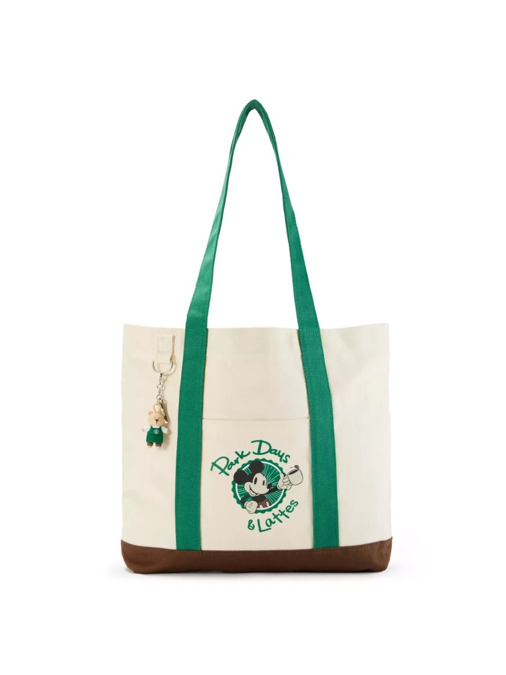 Disney Parks Mickey Mouse Starbucks Canvas Tote Bag Park Days & Lattes